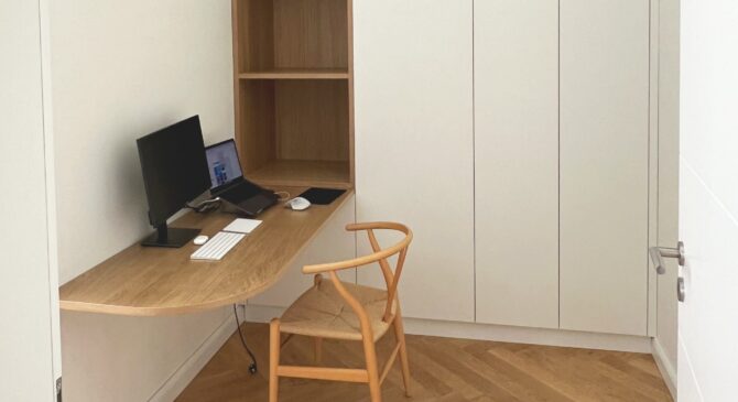 Arbeiten im Schrank